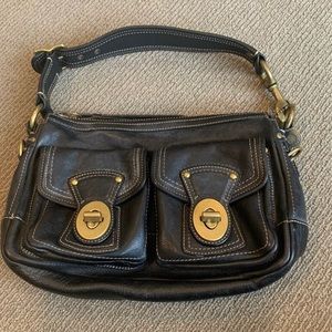 Coach leather shoulder bag